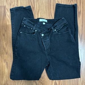 Abercrombie criss cross jean